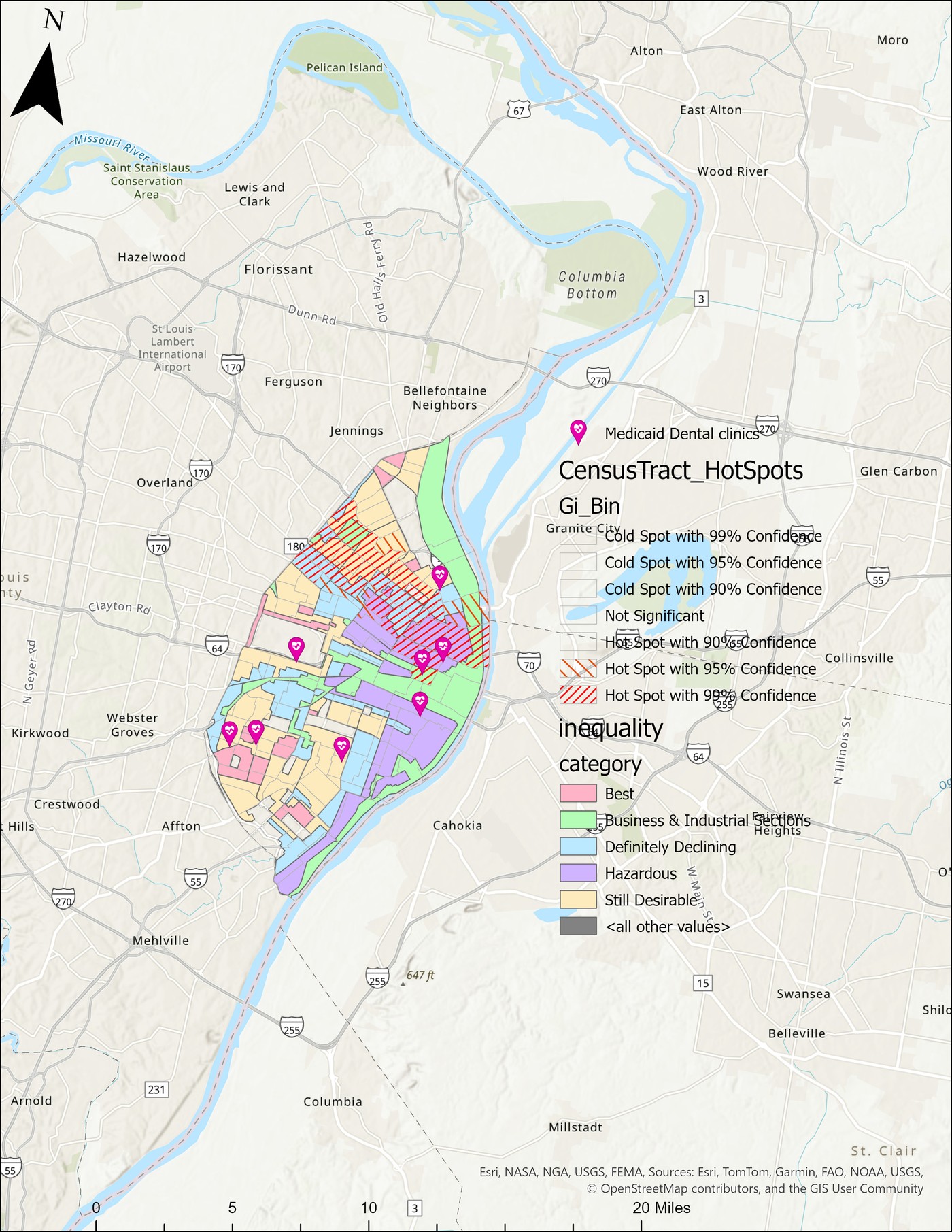 Redlining Overlay Map